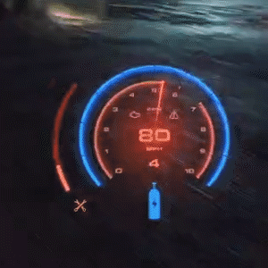 Need for Speed Critical Damage HUD Element