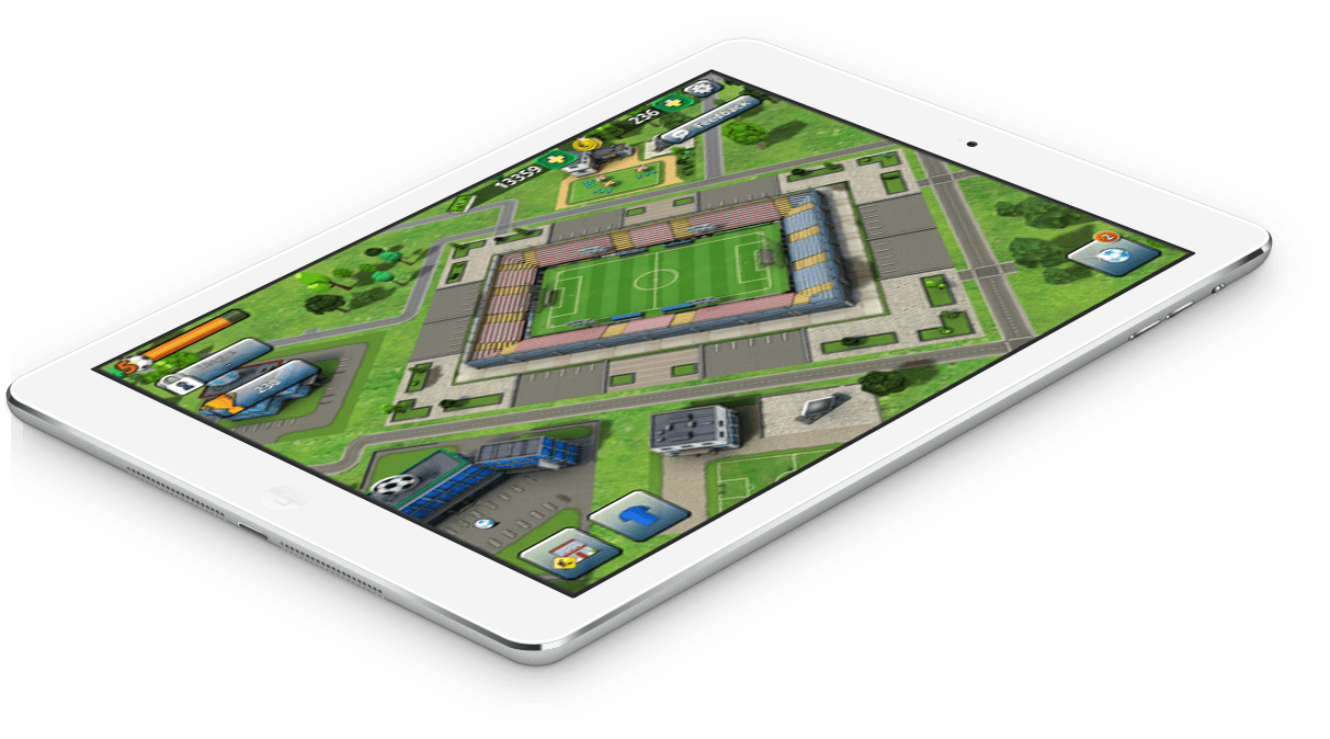 Football Empire iPad Mockup